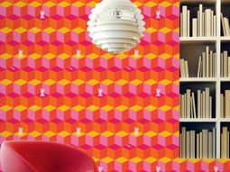 Colorful wallpaper for children's rooms by Allison Krongard