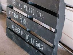 Cool DIY decoration from € palette for your wedding