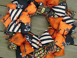 Craft Ideas for Halloween Door Wreath