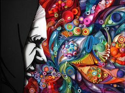Crafting with paper strips – artful, meaningful pictures