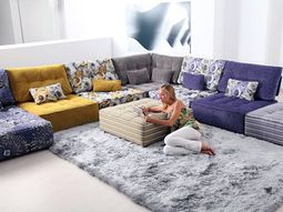 Deep-seated ideas for furniture in the living room of Fama