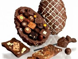 DIY chocolate Easter eggs
