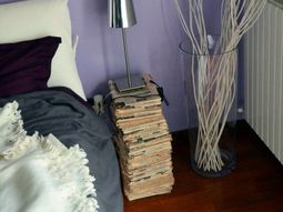 DIY decoration from newspaper