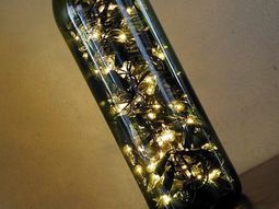 DIY Lamp from Wine Bottles – creative decorating ideas