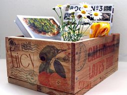 DIY wooden box and storage box from Euro pallets