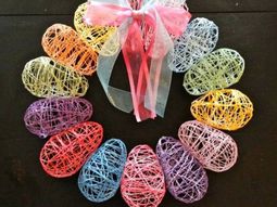 Easter wreath and garland tinker – 10 simple decoration ideas
