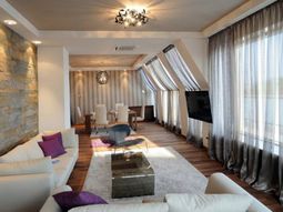 Exclusive penthouse apartment with dynamic interior design in Belgrade
