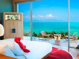Fantastic resorts on the island of Samui Thailändichen