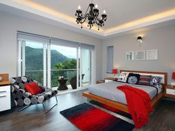 Fashion bedroom wall – color combination and color design