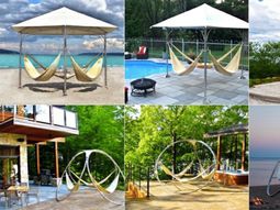 Garden hanging chairs and hammocks by Trinity Hammocks