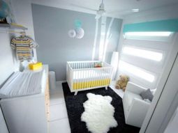 Gorgeous, modern nursery interior for your baby