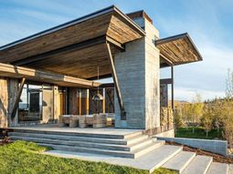 Gorgeous mountain cabin in a modern, contemporary style