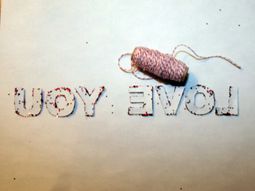 Handmade Shiny garlands for Valentine's Day