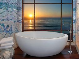 Hot Bath – 50 freestanding baths offer relaxation