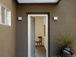 House Awnings – Canopies, canopy and front door glass and wood