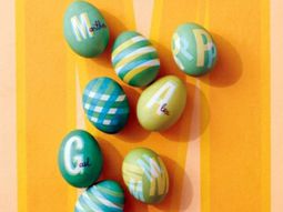 How to make easy and original Easter eggs?