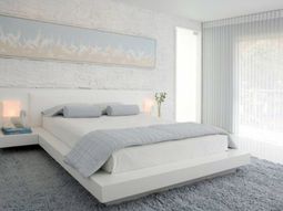 How you could decorate a brick wall behind your bed 31 ideas