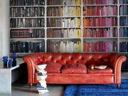 Imitate cool wallpaper pattern that Bookcases – 14 interior design with attractive wall decoration