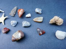 Integrate Maritime decoration and jewelery stones into the living room design