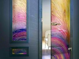 Interior doors made from glass – modern, aesthetic glass doors