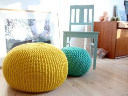 Knitted and crocheted decoration for DIY