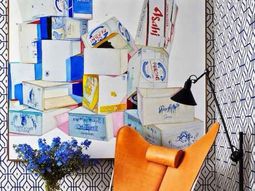 Living room wall design ideas – cool examples of wallpaper pattern