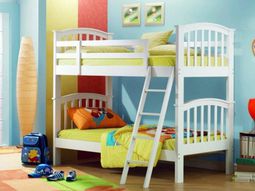 Loft bed in the nursery – 100 cool bunk beds for children