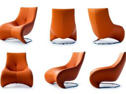 Luxurious Reclining Chair by Leolux: Darius and Bolea