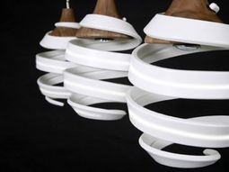 Made 10 Pendant Lamp made from recycled objects