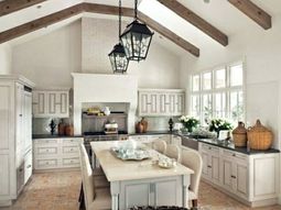 Make kitchen in country style