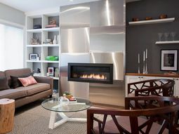 Metal accents as decoration at home