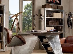 Modern airplane wing desk from Restoration Hardware