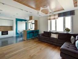 Modern apartment with minimalist interior design in Moscow