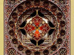 Modern Art from paper by Laser Cut Technique