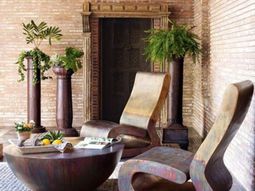 Modern cool garden furniture from Horchow for the Patio
