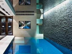 Modern interior design ideas for holiday home with indoor pool