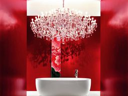 Modern red means – enjoy an energetic atmosphere