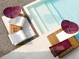 Modern umbrella for your roof terrace