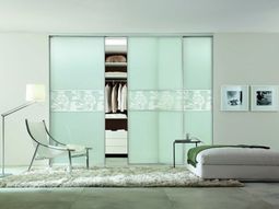 Modern wardrobes in the bedroom