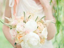 My Wedding Decor in creamy and peach colors