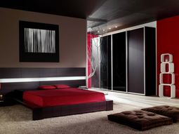Original idea for dark stylish interior