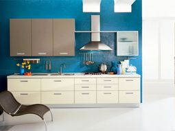 Powder Blue wall paint – water-colored interior