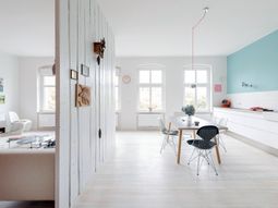 Room color design – fresh sage green in interior design