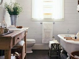 Rustic Bathroom Ideas – Would you set up your bathroom in a country style?