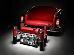 Selected coffee tables and sofas from auto parts