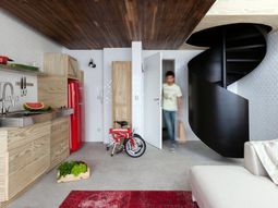 Small Apartment in Sao Paulo is an intelligent and creative bachelor pad