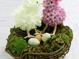Sophisticated decorative accent to tinker Easter itself