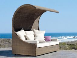 Stylish exterior design – woven outdoor furniture by Manutti