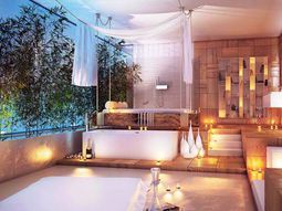 Stylish modern bathroom by Moma Design