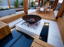 Terrace with teak wood flooring – modern solution for any outdoor area